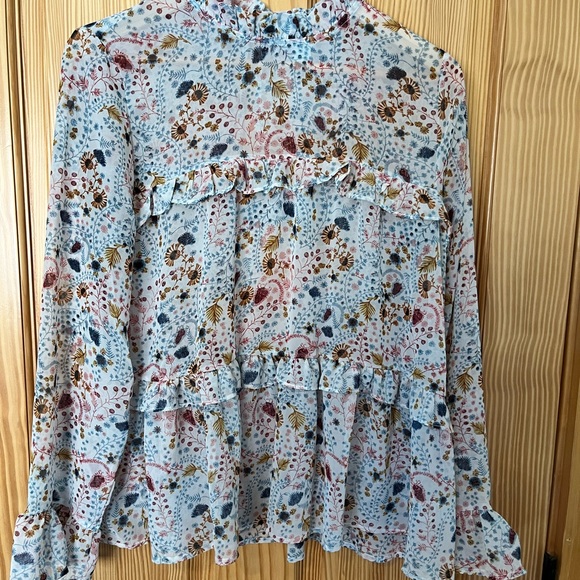 Sundance Ruffled top. Size small. - Picture 2 of 7